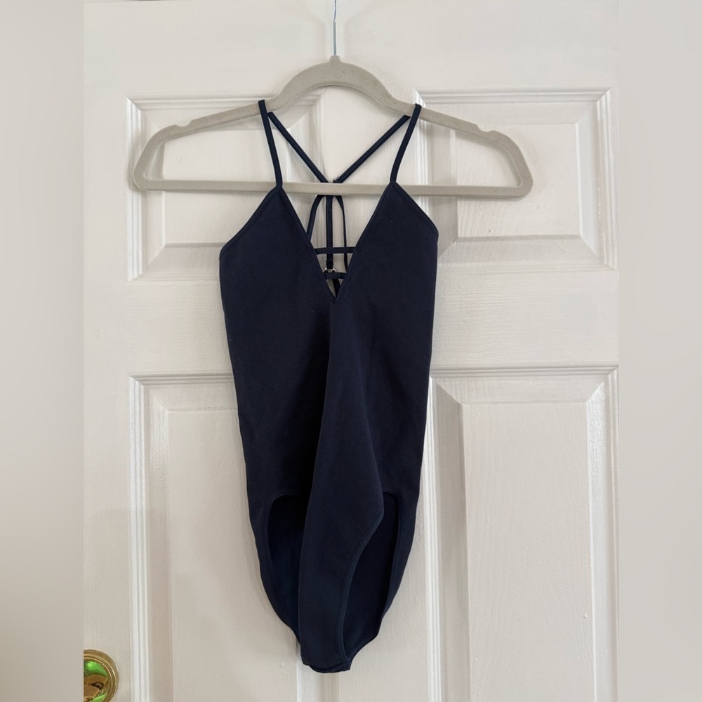 FP Movement by Free People Navy Bodysuit